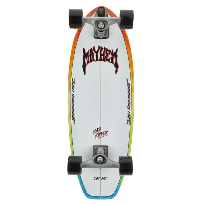 Carver Lost C7 Raw Rad Ripper Surfskate Complete 10.5 in 10.5 in