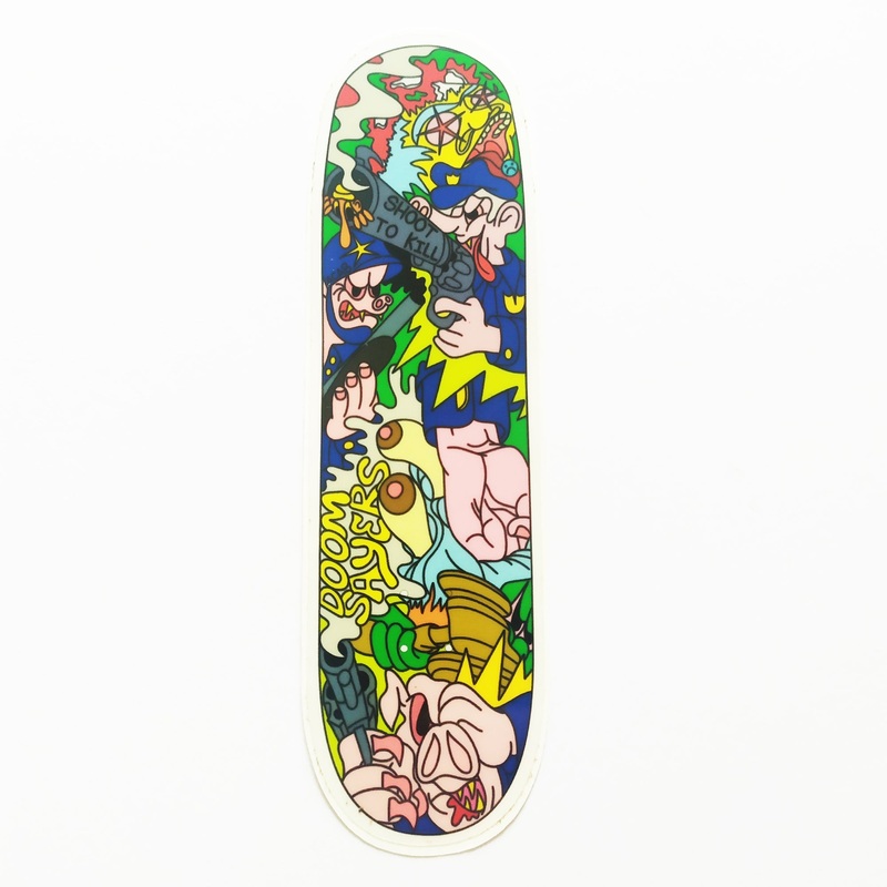 Doomsayers Club Skateboard Sticker “Shoot to kill”