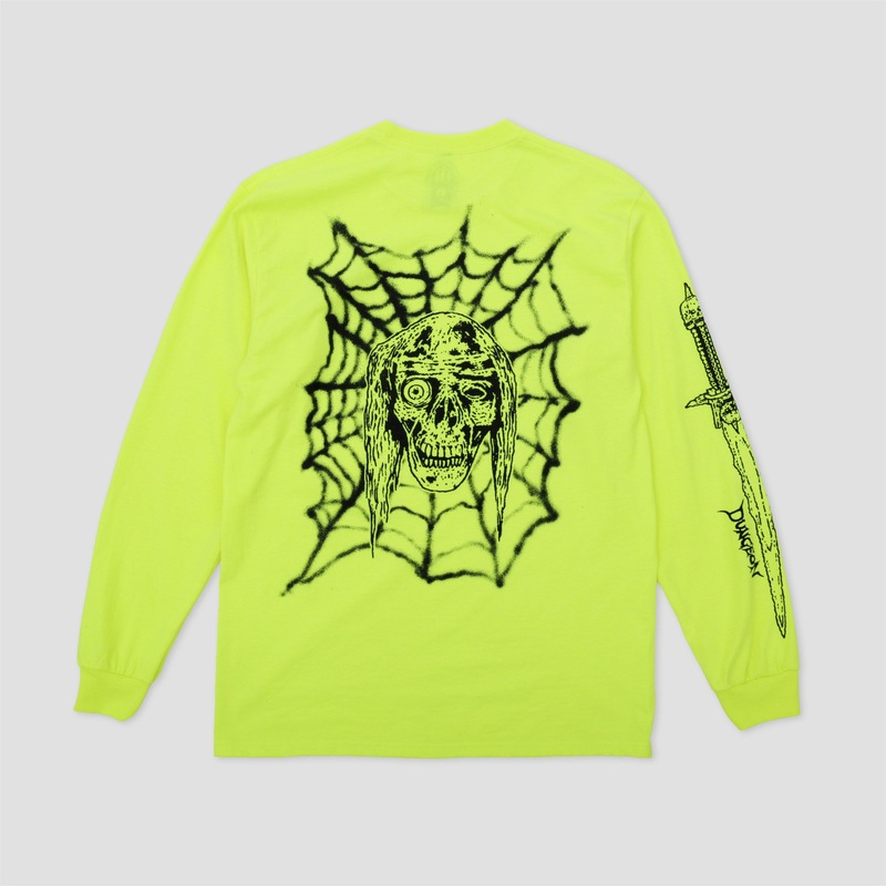 Dungeon Severed Survival Longsleeve T-Shirt Safety Yellow Small