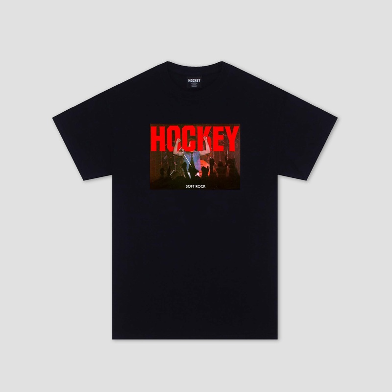 Hockey Soft Rock T-Shirt Black Small