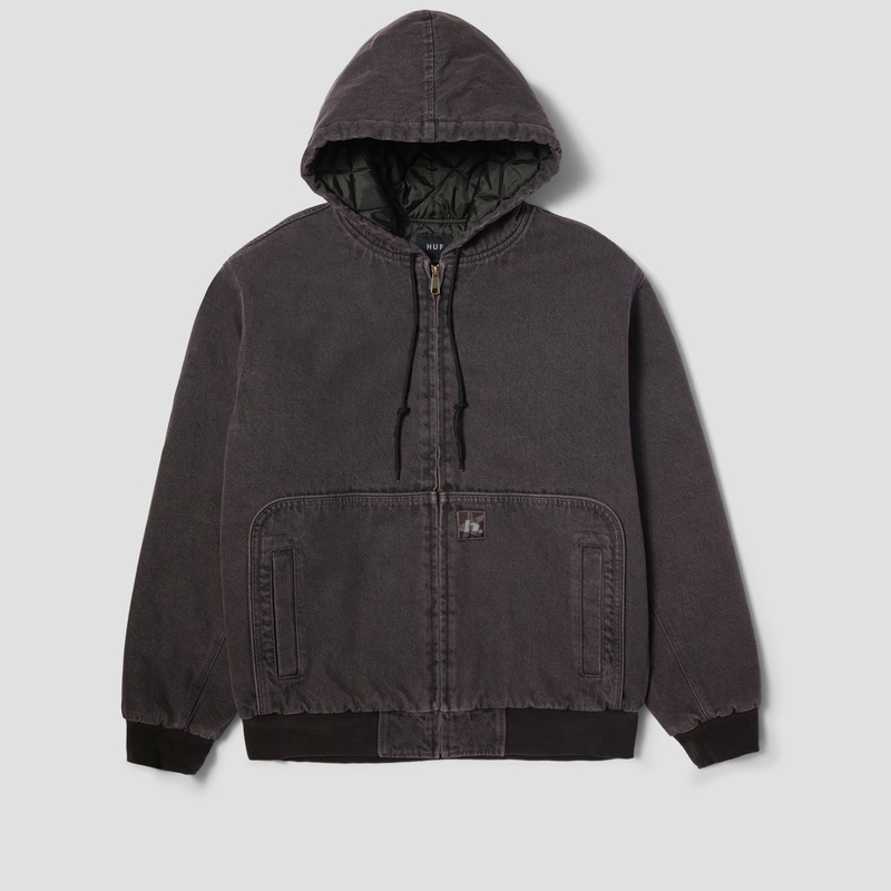 HUF Boulder Work Jacket Raisin Small