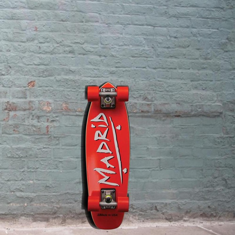 Madrid Midget Party Red Cruiser Skateboard Pee Wee 23.25″ Complete