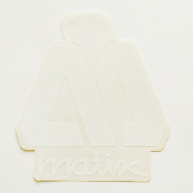 Matix Clothing Skateboard Sticker – 13cm high across