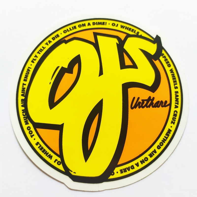 OJ Skateboard Sticker