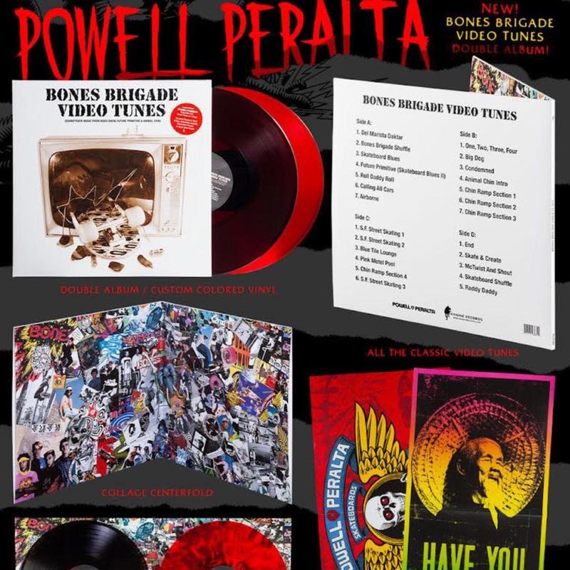 POWELL PERALTA BONES BRIGADE VIDEO TUNES VINYL