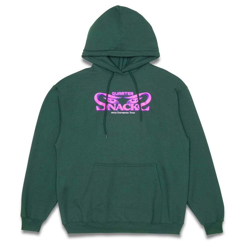 Quartersnacks Euro Tour Hoody Forest Green MD