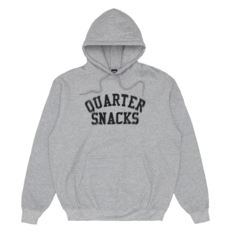 Quartersnacks Motion Arch Logo Hoodie Heather Grey M