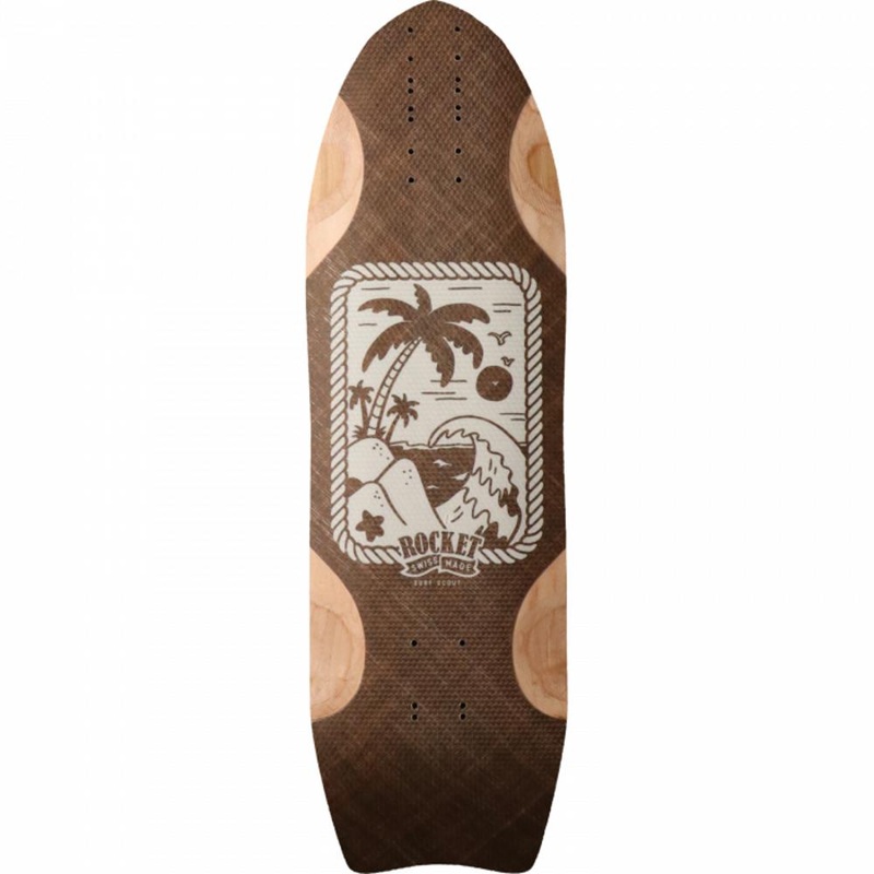 Rocket Scout Surf 30″ Longboard Deck Deck
