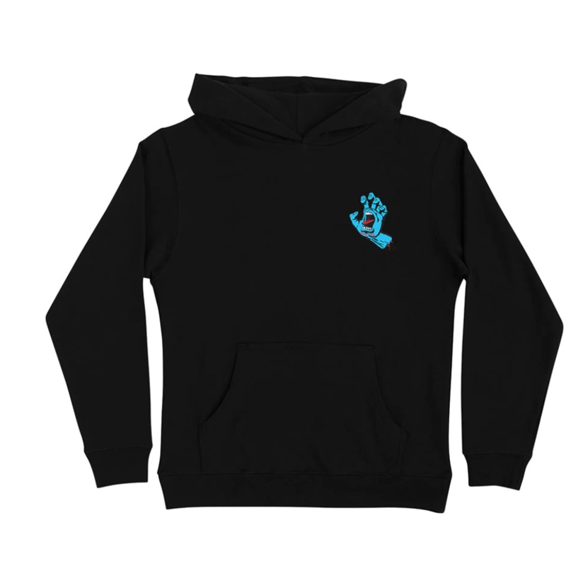Santa Cruz Screaming Hand Hoodie Blue Youth Small Youth Small
