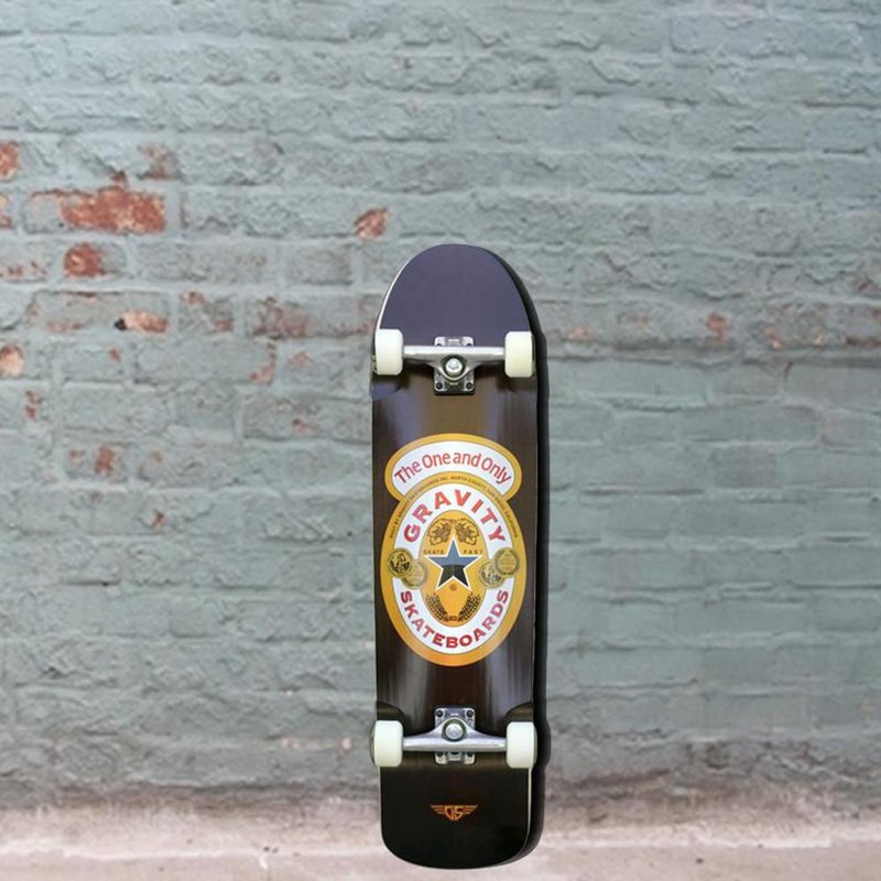Skateboard Gravity Pool Model 35″ – Brown Ale – Complete