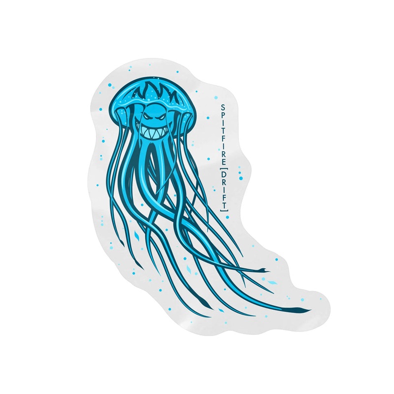 Spitfire Atlantic Drift Small Sticker Blue 3.5″