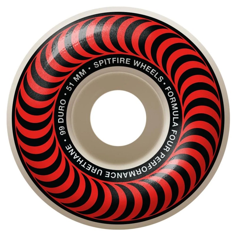 Spitfire Formula Four Classic 99a Skateboard Wheel (Red) 51mm