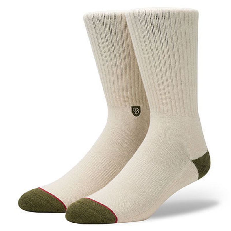 Stance Surplus Crew Socks Natural Large