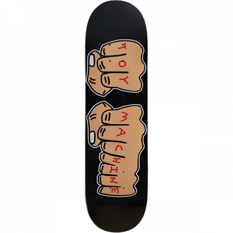 Toy Machine Fists #2 8.0″ Black Skateboard Deck