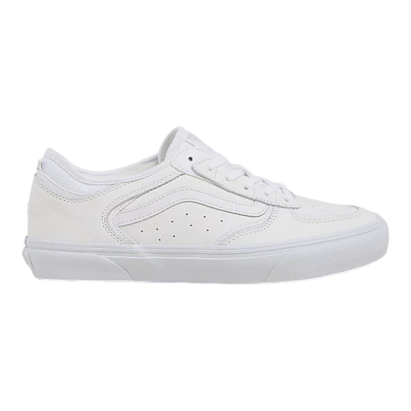VANS SKATE ROWLEY LEATHER WHITE/WHITE 8