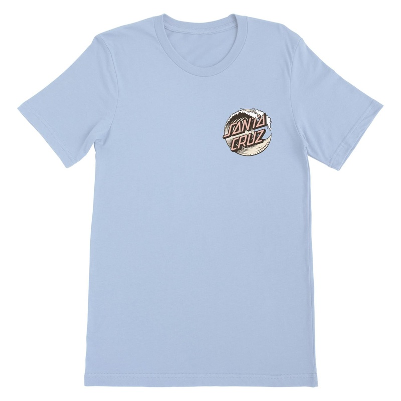 Wave Dot Womens Santa Cruz T-Shirt Dusk Fade XS