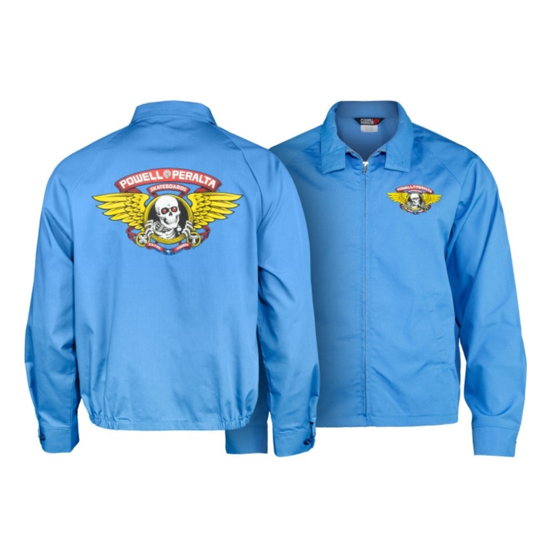 XXL Powell Peralta WINGED RIPPER Jacket – BLUE