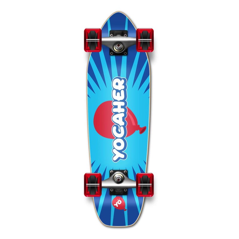 Yocaher Complete Mini Cruiser Skateboard Longboard  – CANDY Series – Pop Complete