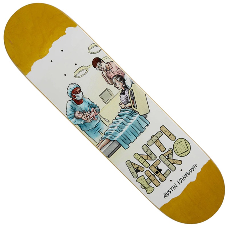 Anti Hero Deck Kanfoush Medicine 8.12×32 Various Stains