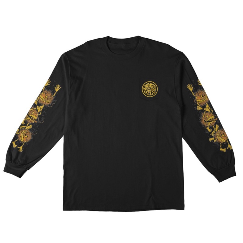 Anti-Hero Grimple Long Sleeve T-Shirt Black Small