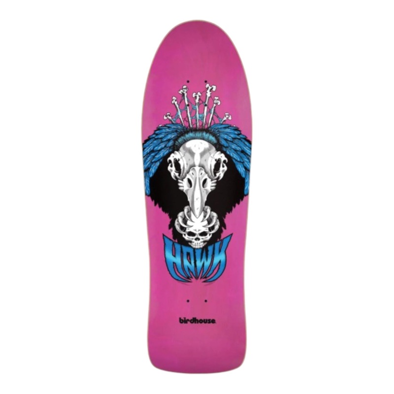 Birdhouse Skateboards Tony Hawk Vulture Pink Stain Old School Skateboard Deck 10.25″ x 32.75″ 10.25