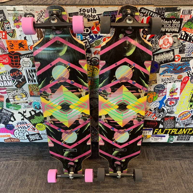 DB Longboards “Wanderer” 39″ Complete Pink