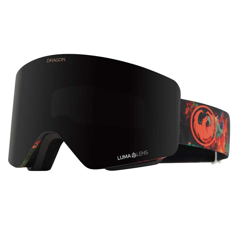 Dragon R1 OTG Snowboard Goggles 2025 – Predator/Lumalens Midnight + Bonus Lens Lumalens Light Rose Black Black