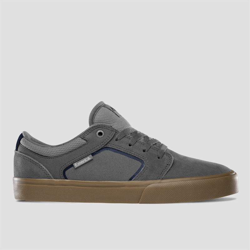 Emerica Cadence Skate Shoes Grey / Gum UK7