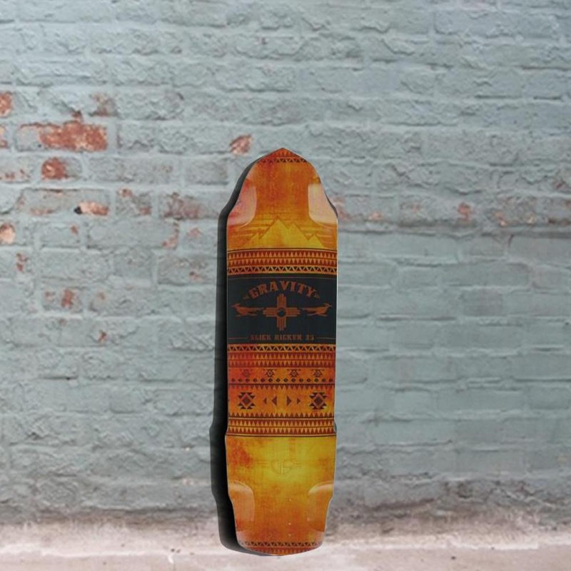 Gravity Ryan Ricker 35 inch Skateboard Longboard – Slick Ricker – Deck