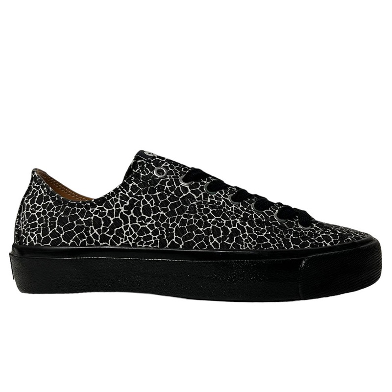 Last Resort AB VM003 Cracked Black White Canvas Shoes 8