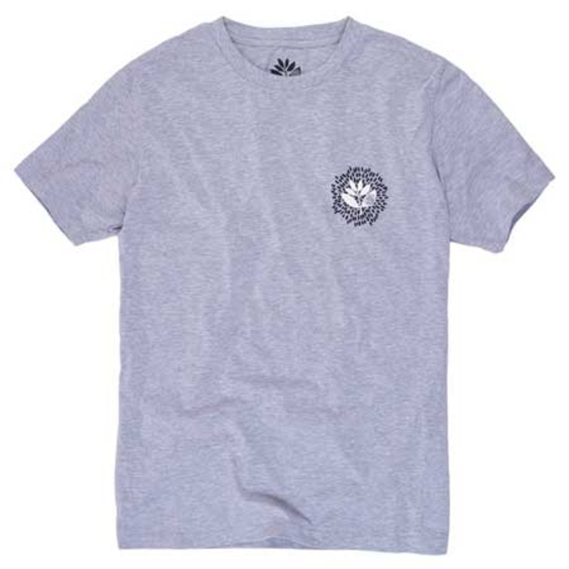 Magenta Energy T Shirt Heather Grey Large