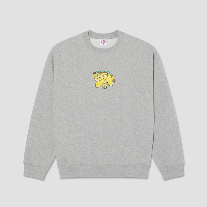 Polar Shy Bow Dave Crewneck Heather Grey X-Small