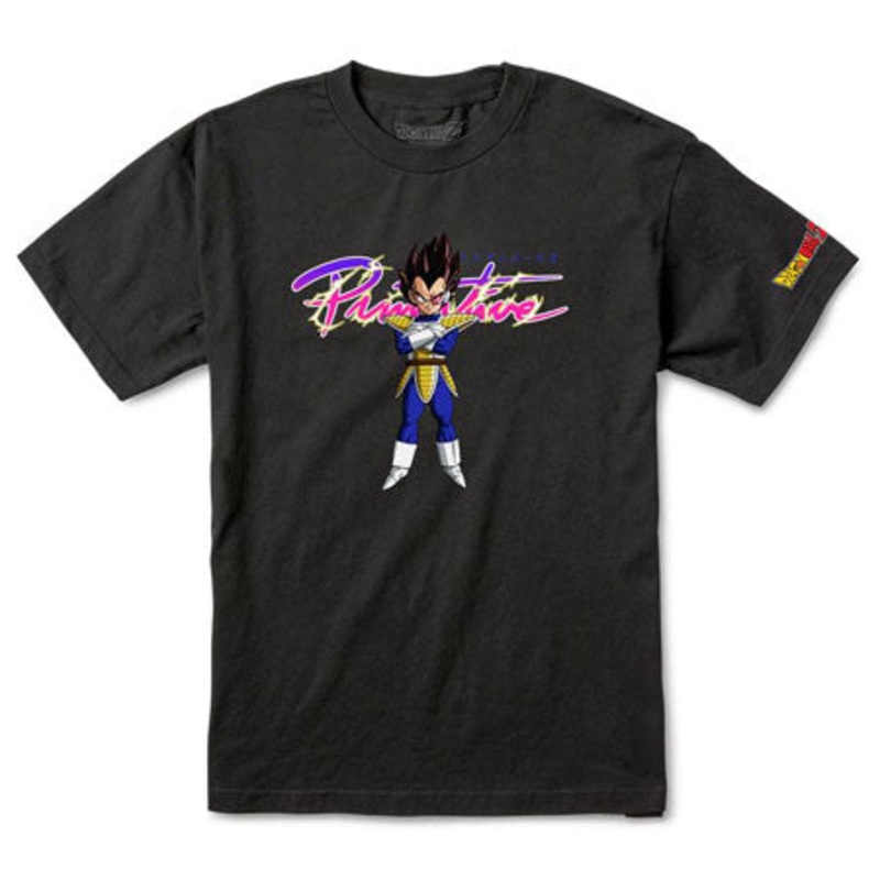 Primitive Skateboarding Primitive x Dragonball Z Nuevo Vegeta T Shirt Black Extra Large