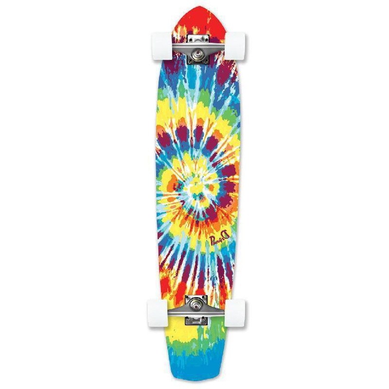 Punked Tiedye Original Slimkick Longboard Complete