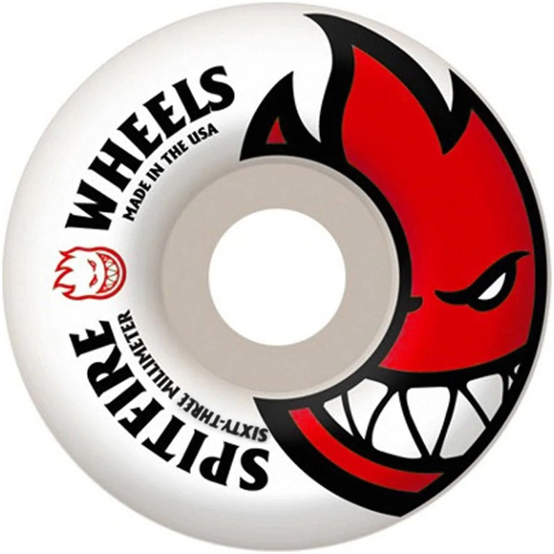 Spitfire Bighead Wheels Red 63mm 63mm