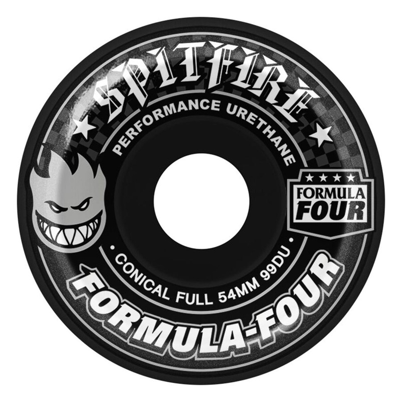 Spitfire Formula Four 99D Conical Full Black Wheels Black 54mm