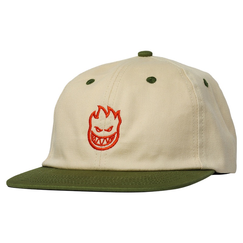 Spitfire Lil Bighead Fill Natural Olive Strap-Back Hat Natural/ Olive One Size Fits All