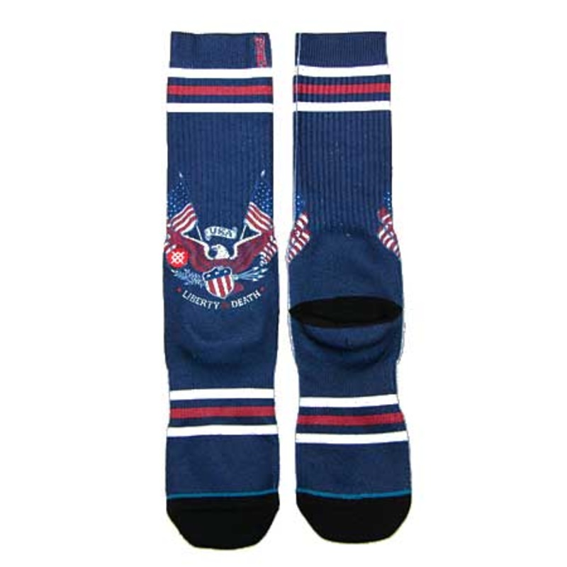 Stance Liberated Crew Socks Navy Large