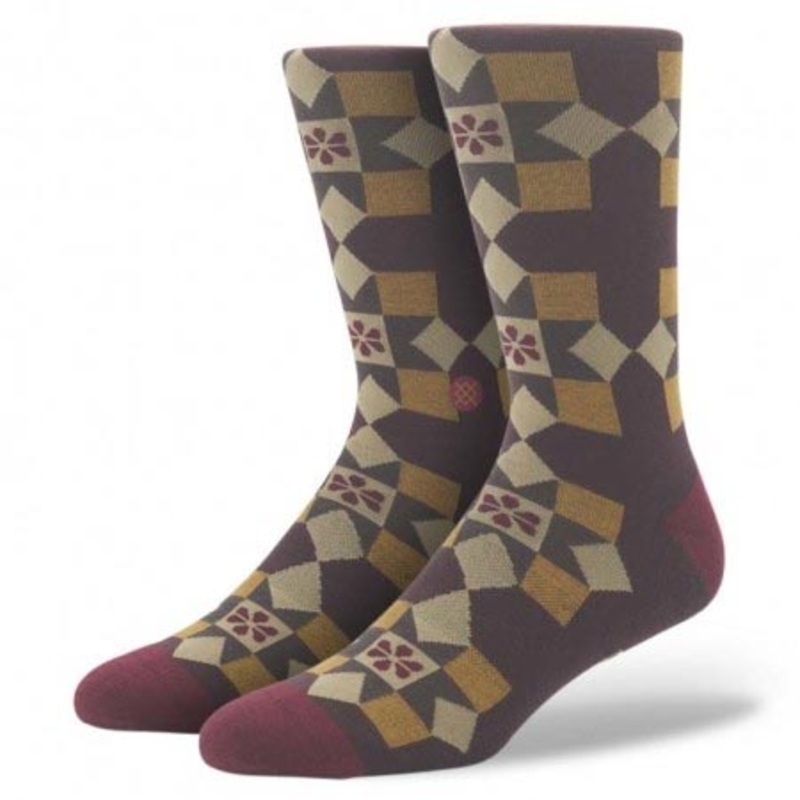 Stance Tyler Warren Socks Brown Large/ Extra Large