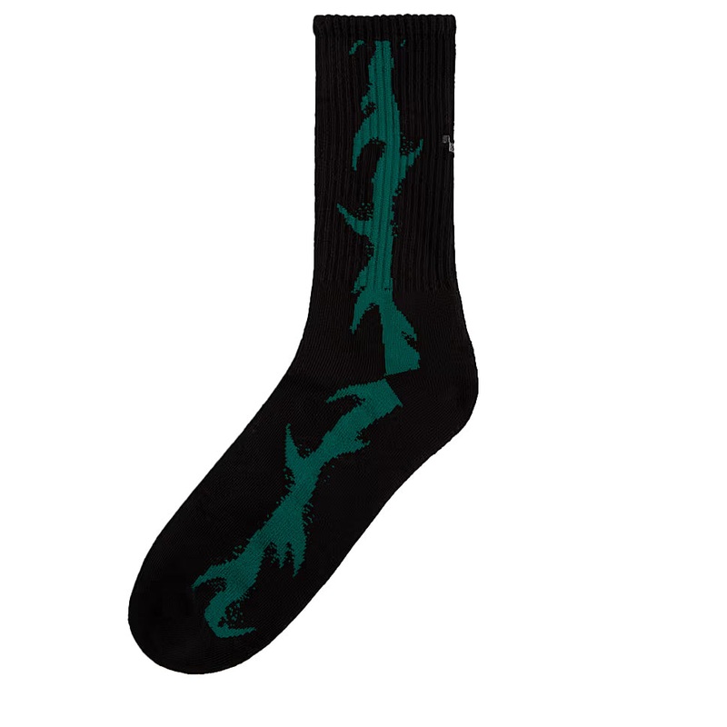 Vans Skate Thorn Crew Socks Black 9.5-13
