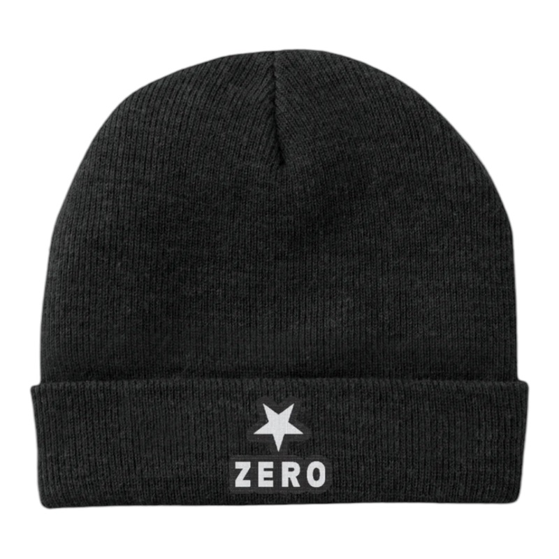ZERO ARMY STAR EMBROIDERED TIGHT-KNIT BEANIE OS