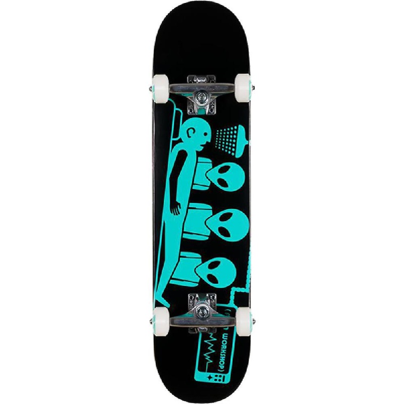 Alien Workshop Abduction Black/Teal 7.75″ Skateboard Complete