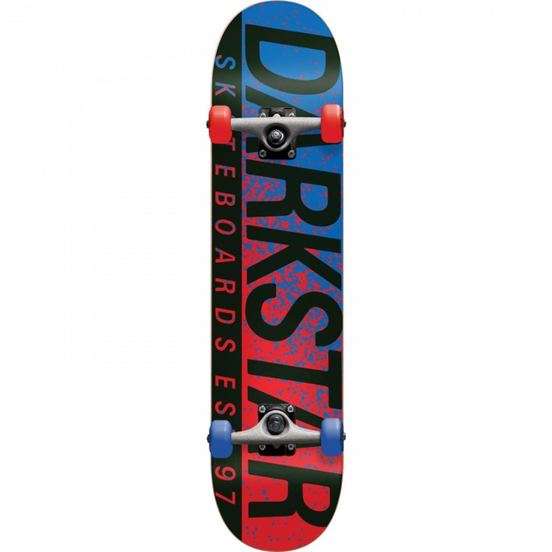 Darkstar Wordmark 8.0″ Red/Blue Skateboard