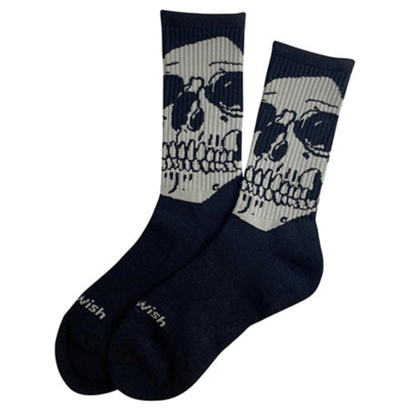Deathwish Death In Disguise Crew Socks Black One size fits all