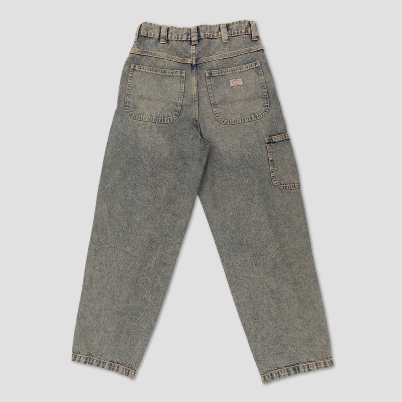 Dickies Madison Baggy Fit Denim Yellow Fade Indigo 28/30