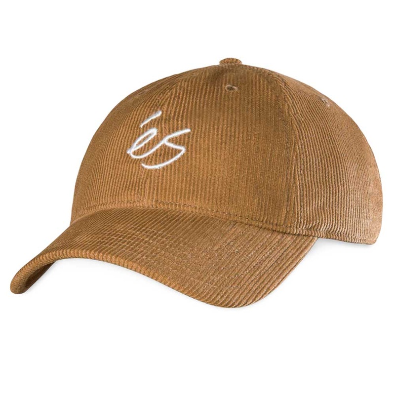 Es Mini Script Corduroy Strapback Hat Brown