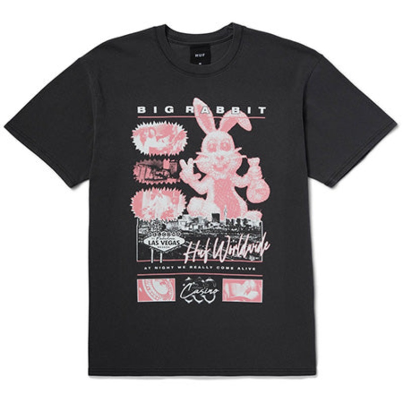 HUF HUF x Freddie Gibbs Night Alive Washed T Shirt Washed Black Medium