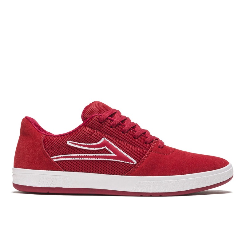 Lakai Brighton Shoe – Red Suede UK 8