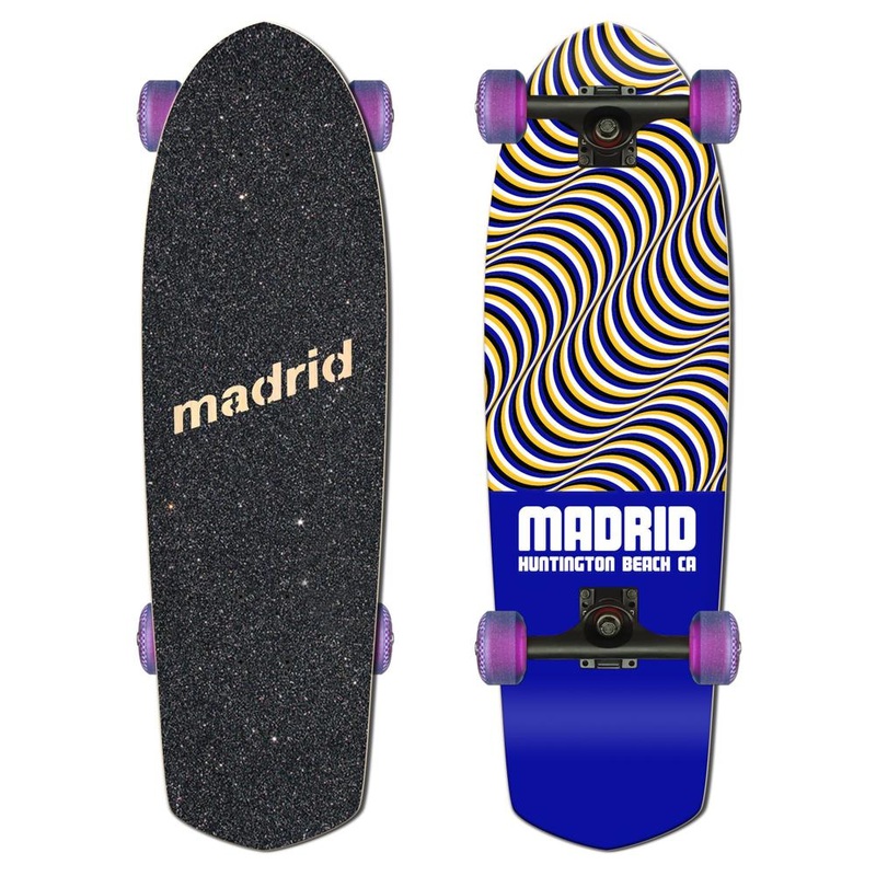 Madrid Picket 28.5″ Illusion Blue Cruiser Longboard Complete