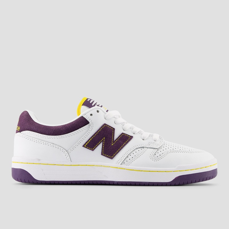New Balance 480 Shoes White / Purple UK7